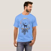 T-shirt Originaire De L'Ethnie Tribale Deer Head Boho Feat (Devant entier)