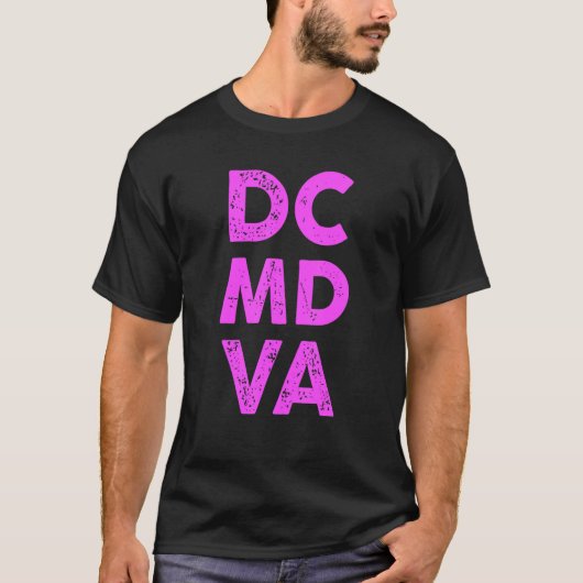 T-shirt Originaire de Washington D C DMV (Devant)