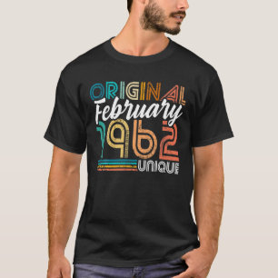 T-shirt Original 1962 60E Anniversaire Vintage Retro