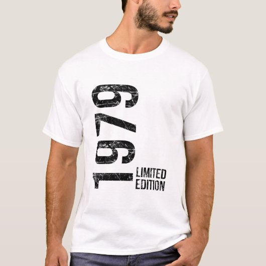 T-shirt Original 1979 Now 47 Still Rocking Birthday Gift (Devant)