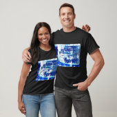 T-shirt Original Abstarct Blue Iceberg (Unisexe)