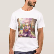 Original Anime Girl in Kimono - Japonais été