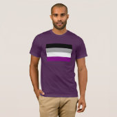 T-SHIRT ORIGINAL ASEXUEL DE DRAPEAU (Devant entier)