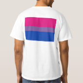 T-SHIRT ORIGINAL BISEXUEL DE DRAPEAU (Dos)