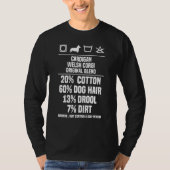 T-shirt Original Blend Cardigan Welsh Corgi Dog (Devant)