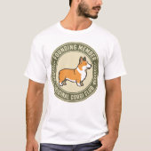 T-shirt Original Corgi Club Founding Member Funny (Devant)