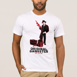 T-shirt original de bandit de truand de couture de