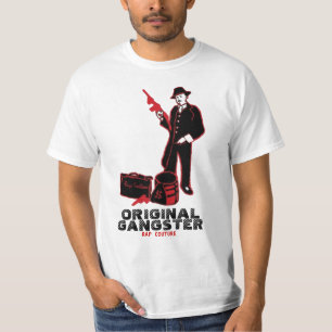 T-shirt original de bandit de truand de couture de