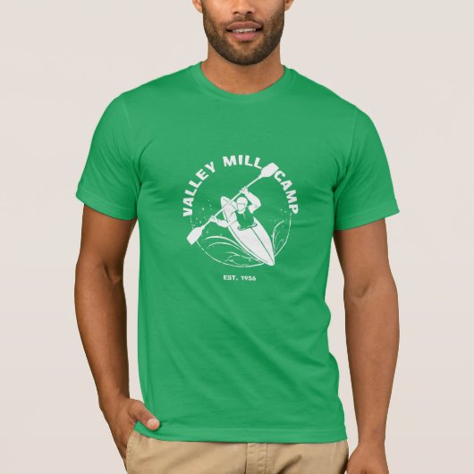 T-shirt original de Kayaker de camp de moulin de (Devant)