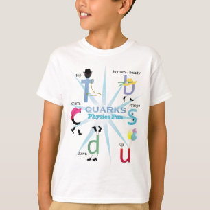 T-shirt original de quarks