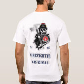 T-shirt Original de sapeur-pompier (Dos)