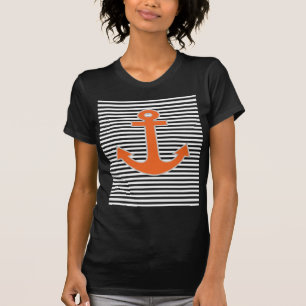 T-shirt Original Embroidery Anchor Capitaine Nautical