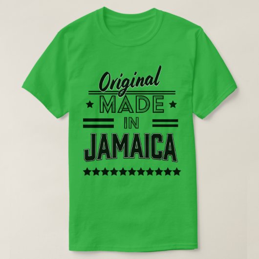 T-shirt original fabriqué en Jamaïque (Design devant)