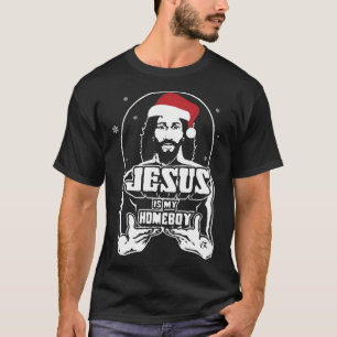 T-shirt Original officiel Noël Jésus est mon home boy Sa