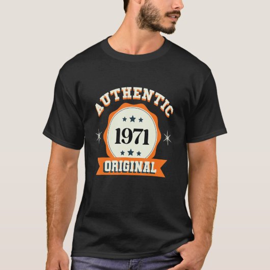 T-shirt Originale authentique de 1971 (Devant)