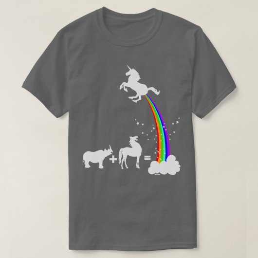 T-shirt Origine drôle de licorne (Design devant)
