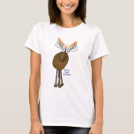 T-shirt Orignaux de Hanoukka !<br><div class="desc">Ce petit orignal Menorah de bande dessinée vous souhaite un Moosed Hanoukka heureux !</div>