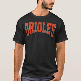 T-shirt Oriole Rétro Mignon Oriole Femmes Hommes