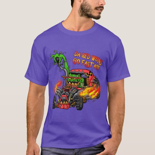 T-shirt Orks LES RUGISSANTS VONT PLUS VITE (Devant)