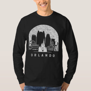 T-shirt Orlando Florida Vintage Skyline