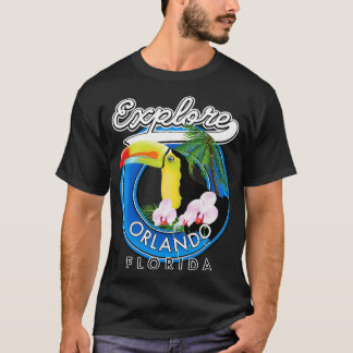 T-shirt Orlando Floride patch de voyage
