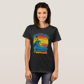 T-shirt Ormond Beach Florida Retro Throwback Surf & Beach  (Devant entier)