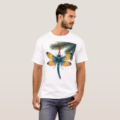 T-shirt Ornament Dragonfly (Devant entier)