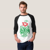 T-shirt Ornamental Floral Flower Design – Elegant (Devant entier)