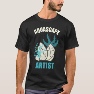 T-shirt Ornement de jardin aquatique pour aquarium d'artis