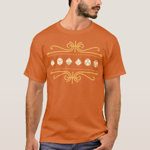 T-shirt Ornement d'ensemble de découpes en polyester victo