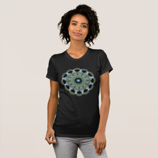 T-shirt Ornement fractal étoile brillante