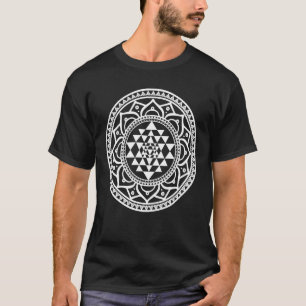 T-shirt Ornement Mandala Géométrique I Sri Yantra Yoga
