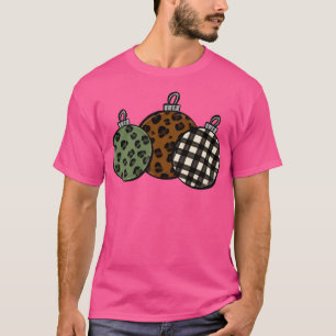 T-shirt ornements de noël
