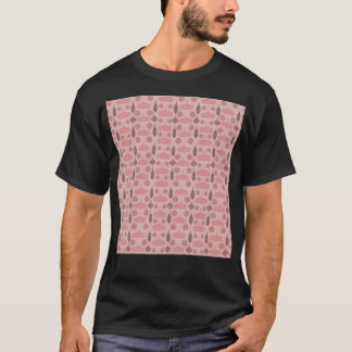 T-shirt Ornements de Noël rose Motif