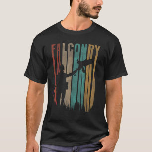 T-shirt Ornithologie Aiguille Falconer Falcone Chasse Vint