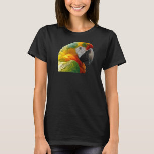 T-shirt Ornithologie des oiseaux de perroquets multicolore