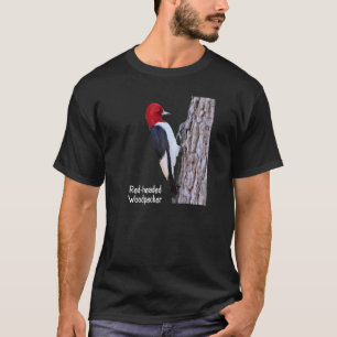 T-shirt Ornithologie des oiseaux de pic à tête rouge