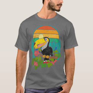 T-shirt Ornithologie Plante Tropicale Lover Exo