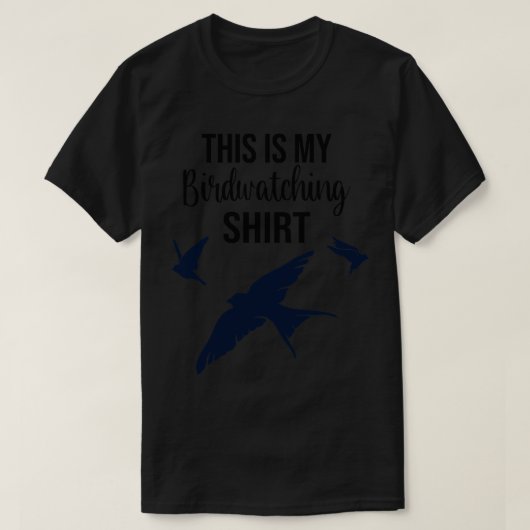 T-shirt Ornithologiste Oiseau observant les chemises Birde (Design devant)