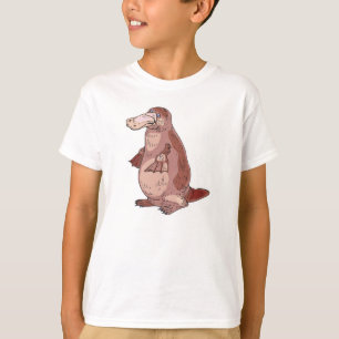 T-shirt ornithorynque debout