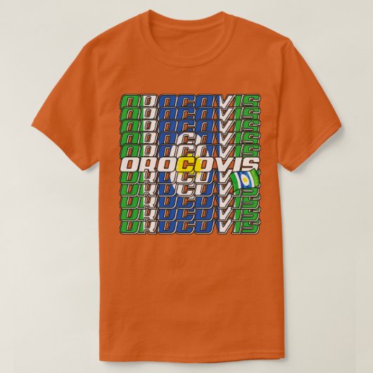 T-shirt Orocovis Cascade texte 3 (Design devant)