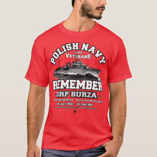 T-shirt ORP Burza Marine polonaise