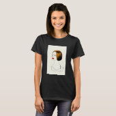 T-shirt Orphelin noir | Rachel - Croquis Clone Classique (Devant entier)