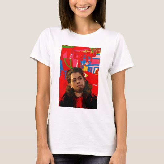 T-shirt Orphelin noir | Tony Sawicki - Transgenre Cool (Devant)