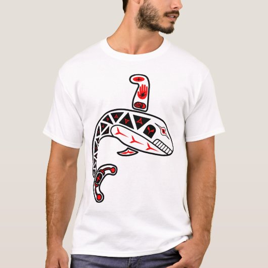 T-shirt orque de haida (Devant)