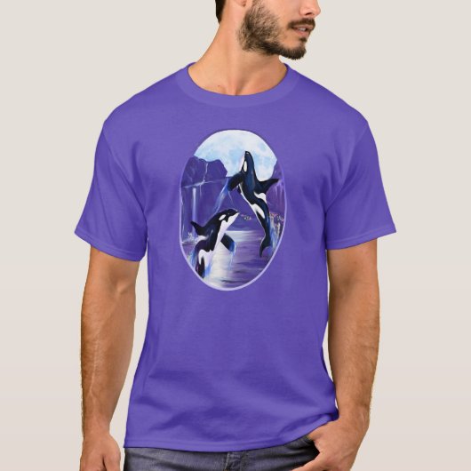 T-shirt Orques dans une baie (Devant)