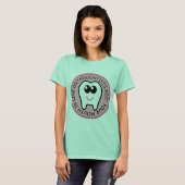 T-shirt Orthodontiste rose (Devant entier)