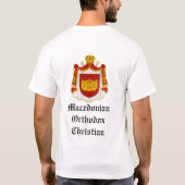 T-shirt orthodoxe macédonien (Dos)