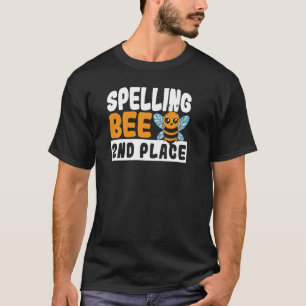 T-shirt Orthographe Bee 2e Place Orthographe Bee