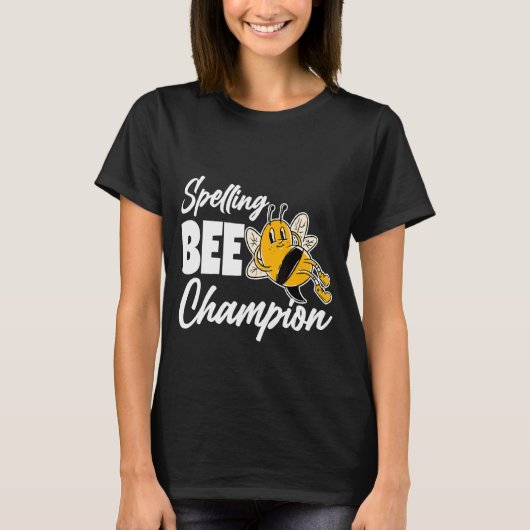 T-shirt Orthographe Bee Champ (Devant)
